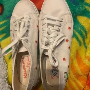 Lightly worn Superga platform sneakers.